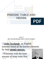 Periodic Table Periodic Trend
