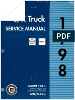 1998 Gmt-98 Ck-4 Service Manual-Volume 4 of 4
