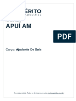 Apostila Ajudante de Sala Prefeitura de Apu AM 2024