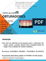 Materiais Obturadores