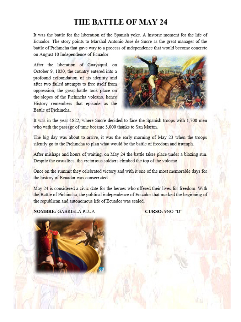 The Battle of May 24 | PDF