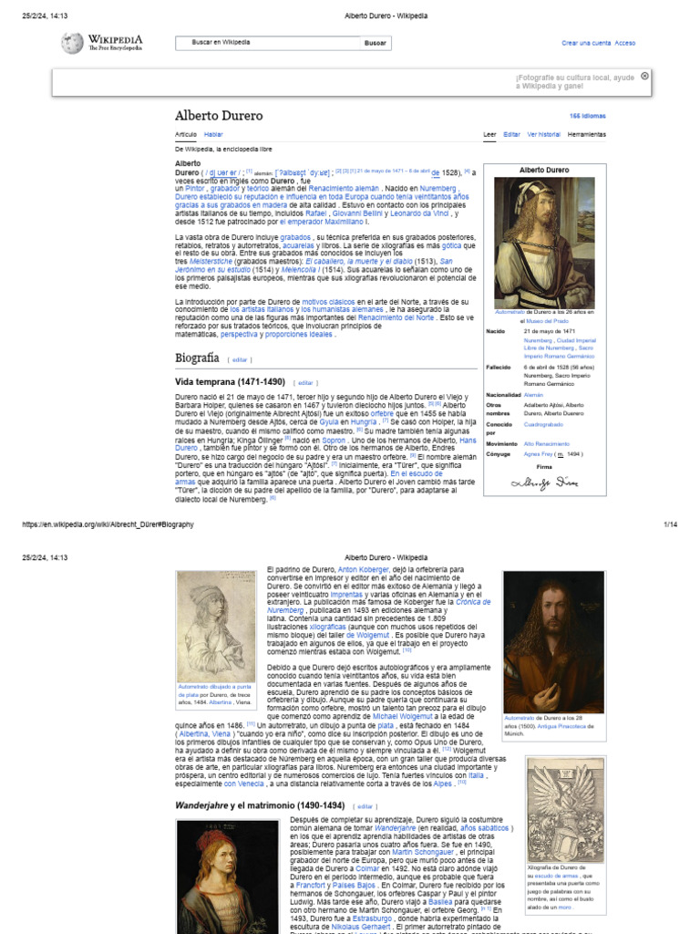 Albrecht Dürer: Maestro del Renacimiento | PDF | Albrecht Dürer, image size:768x1024