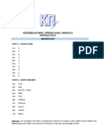 Answer Key: Part A - Choice Items