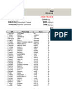 Releve Notes Education Civique 6A