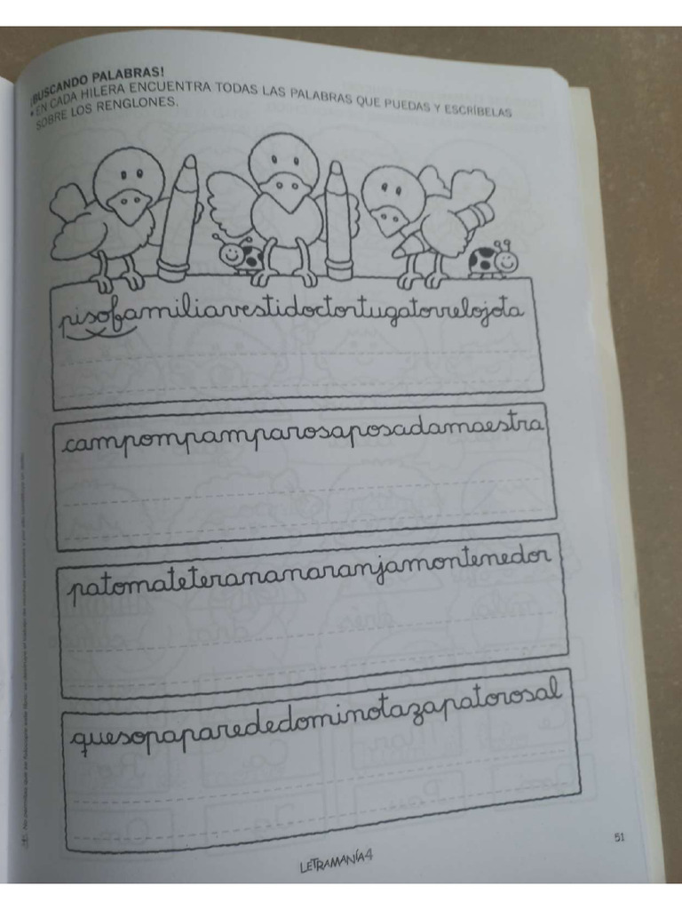 Act Letramania 6 | PDF