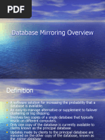 Database Mirroring Overview