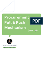Procurement PUSH - PULL Mechanism