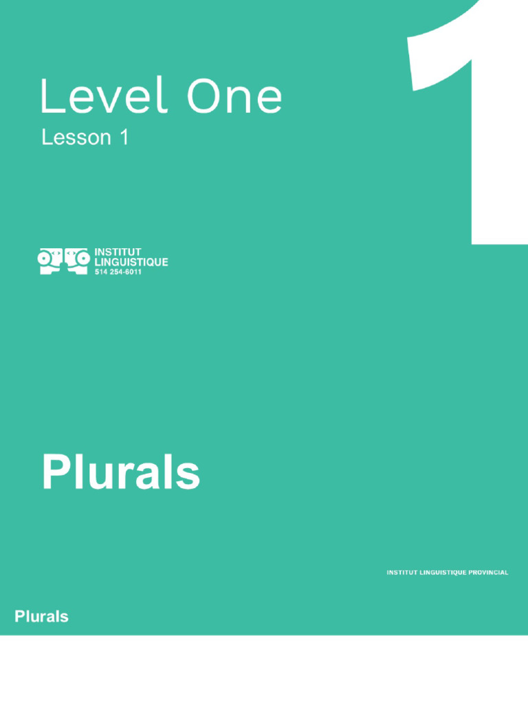 Level 1 Lesson 1 Version Images | PDF