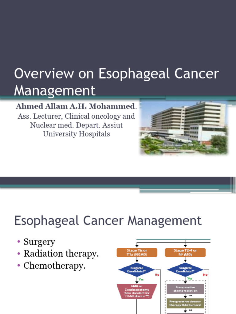 Esophageal Cancer Pdf Esophageal Cancer Radiation Therapy