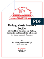 Undergraduate Research Booklet 2023 2024