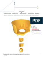 Guarda Alta P - Botão de Emergência Weg Gbes 27mm Amarelo - MAQPART