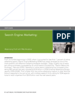 Search Engine Marketing:: Maximizing Profit With Web Analytics