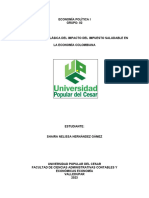 Evaluación Neoclásica Del Impacto Del Impuesto Saludable en La Economía Colombiana