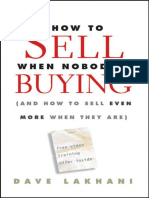 How To Sell When Nobody Is Buying by Dave Lakhani PDF