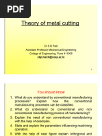 Theory of Metal Cutting