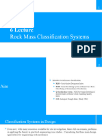6 Rock Mass Classification System