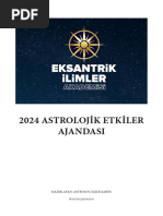 2024 Astrolojik Etkiler Ajandası