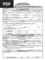 Maternity Benefit Form