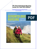 Gerontological Nursing Competencies For Care 4Th Edition Full Chapter