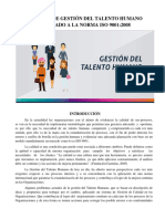 Proceso de Gestión Del Talento Humano Ajustado A La Norma PDF