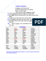 Present Simple or Continuos and Verbs Grammar Drills - 135133