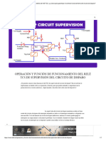 Funcionamiento Rele Supervision Circuito de Disparo