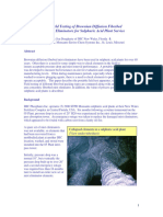 Field Testing of Brownian Diffusion Fiberbed Mist Eliminators For Sulphuric Acid Plant Service