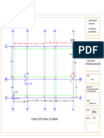 Planos Arquitectonicos Y Estructurales: Plano Estrctural Columnas