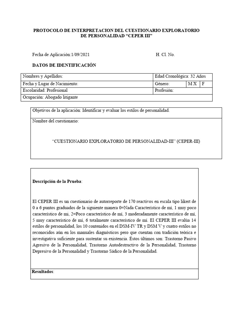 Informe CEPER III Diego | PDF | Agresión | Las emociones
