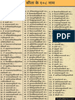 Sita Ji Ke 108 Naam PDF