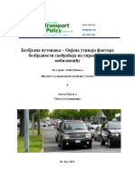 ГРАХИЋ Расема - Безбједна путовања - Оцјена утицаја фактора безбједности саобраћаја на управљање мобилношћу