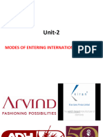 Unit-2 Modes of International Business