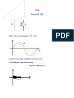 Opornik (R) : Jeśli u - Umsinωt to prąd l= ∙sinωt