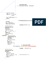 Instructiuni Ciclice Iterative in C