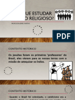 Por Que Estudar Ensino Religioso