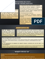 Modificaciones Del Nuevo Esquema Del Control Sanitario