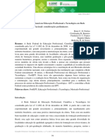 Rony Freitas - O Mestrado Profissional em Educação Profissional e Tecnológica em Rede