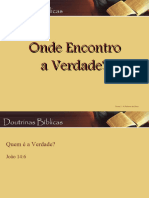 1 - Onde Encontro A Verdade (Bíblia)