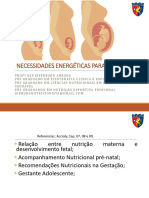 Necessidades Energeticas Na Gestacao