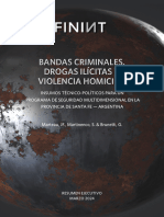BANDAS CRIMINALES, DROGAS ILÍCITAS Y VIOLENCIA HOMICIDA