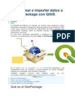 Cómo Crear e Importar Datos A Un GeoPackage Con QGIS