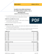 Barem Simulare EN Matematica Matemanie Martie2024