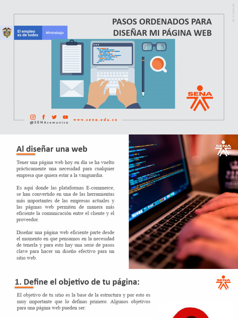 Pasos Clave para Diseñar tu Página Web | PDF | Red mundial | Internet y web