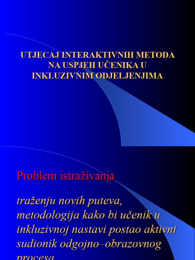 Interaktivne Metode | PDF