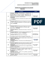 Cronograma de Actividades de Evaluación-Práctica. 202401