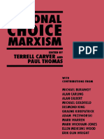 Rational Choice Marxism (Terrell Carver, Paul Thomas (Eds.) ) (Z-Library)