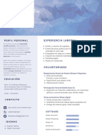 Pastel Pink Light Blue Clean UI Web Developer CV