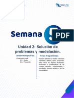 Unidad 2: Solución de Problemas y Modelación.: Contenido Específico. Metas de Aprendizaje