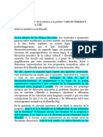 0 1 Comentario A Filosofia y Retorica Thiebaut