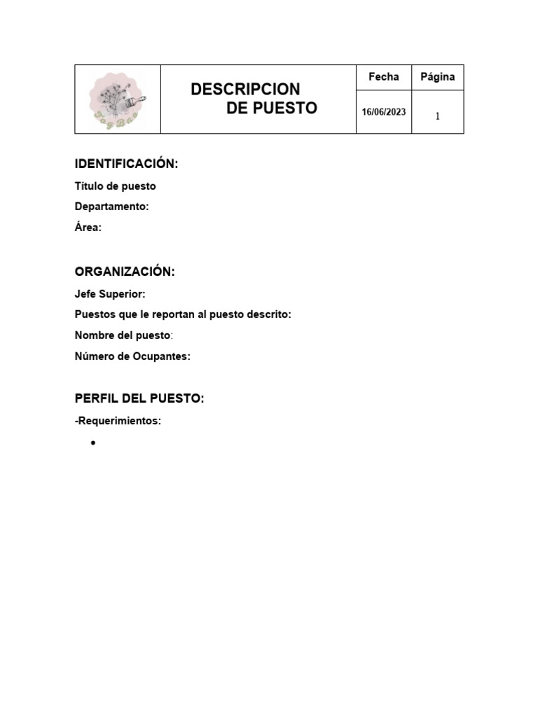 Estratega de Marketing: Descripción de Puesto | PDF | Marketing